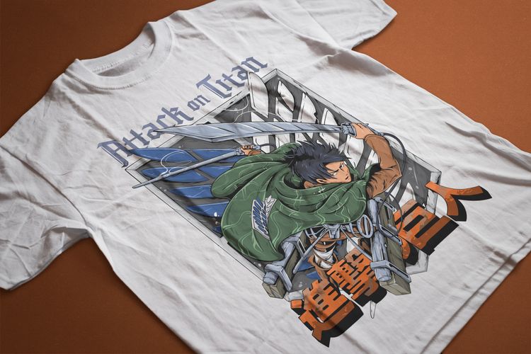 T-shirt Anime Attack on Titan